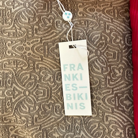 NWT red Frankie’s Bikini one piece. Super cute and never been worn! Size medium - Picture 6 of 6